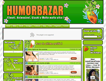 Tablet Screenshot of humorbazar.com